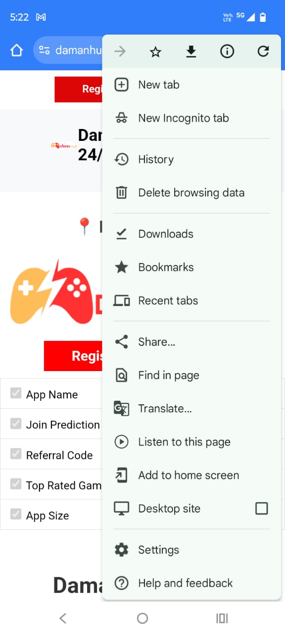 Desktop Option